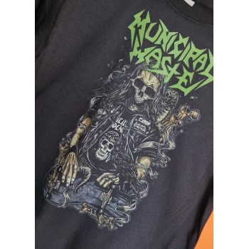 T-shirt nera Municipal Waste