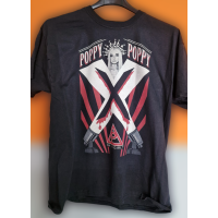 T-shirt Nera Poppy - Am I a Girl? | vrz shop