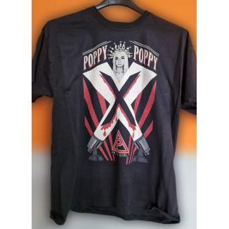 T-shirt Nera Poppy - Am I a Girl? | vrz shop