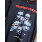 T-shirt nera Rammstein 6 faces T-shirt nera Rammstein 6 faces