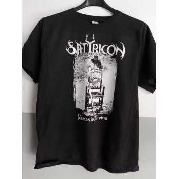 T-shirt Nera Satyricon - Nemesis Divina | vrz shop