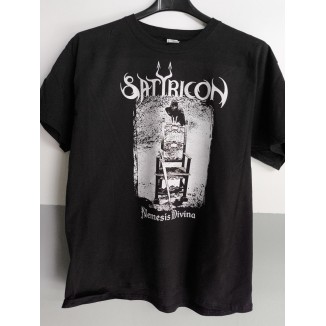 T-shirt Nera Satyricon - Nemesis Divina | vrz shop