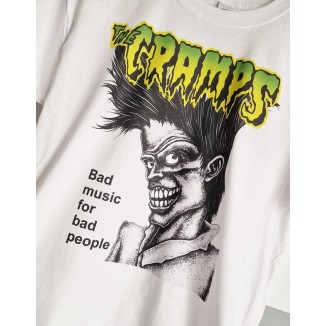T-shirt the cramps - bad music for bad people