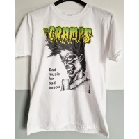 T-shirt Nera The Cramps - Bad Music for Bad People | vrz shop