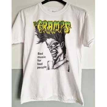T-shirt Nera The Cramps - Bad Music for Bad People | vrz shop