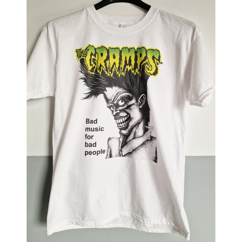 T-shirt the cramps - bad music for bad people T-shirt the cramps - bad music for bad people
