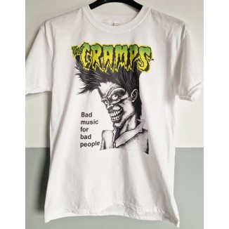T-shirt Nera The Cramps - Bad Music for Bad People | vrz shop