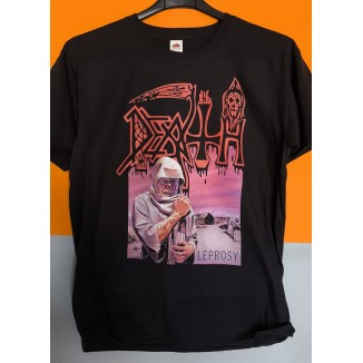 T-shirt Nera Death – Leprosy | vrz shop