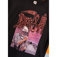 T-shirt Nera Death – Leprosy | vrz shop
