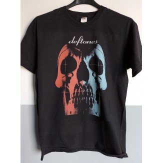 T-shirt Nera Deftones – Skull | vrz shop