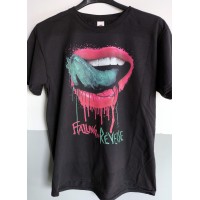 T-shirt Nera Falling in Reverse – Tongue Licking the Mouth | vrz shop