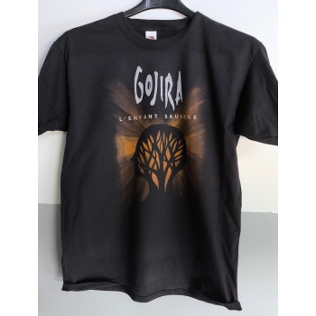 T-shirt Nera Gojira – L'Enfant Sauvage | vrz shop