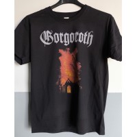 T-shirt Nera Gorgoroth – Vatican in Flames | vrz shop