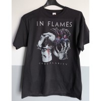 T-shirt Nera In Flames – Come Clarity | vrz shop