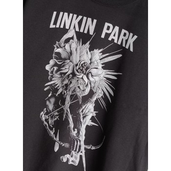 T-shirt Linkin Park dark flower