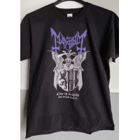 T-shirt Nera Mayhem - Live in Leipzig 30th Ritual Concert | vrz shop