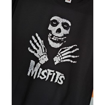 T-shirt nera Misfits - Crimson Ghost