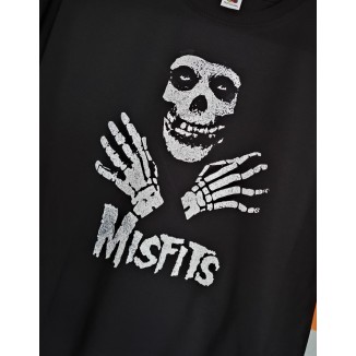 T-shirt nera Misfits - Crimson Ghost