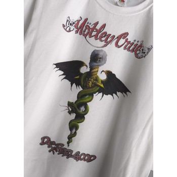 T-shirt bianca Motley Crue - dr feelgood
