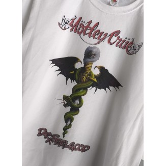 T-shirt bianca Motley Crue - dr feelgood
