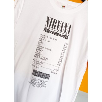 T-shirt Nirvana - Nevermind tracklist