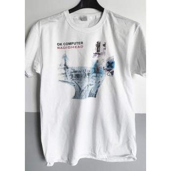 T-shirt Bianca Radiohead - OK Computer | vrz shop
