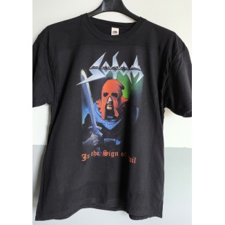 T-shirt Nera Sodom - In the Sign of Evil | vrz shop