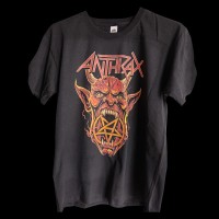 T-shirt Nera Anthrax | vrz shop