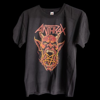 T-shirt Nera Anthrax | vrz shop