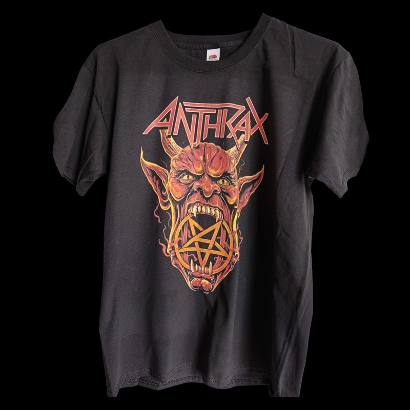 T-shirt nera Anthrax T-shirt nera Anthrax