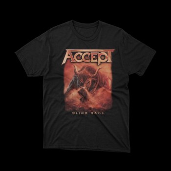 T-shirt Nera Accept - Blind Rage | vrz shop