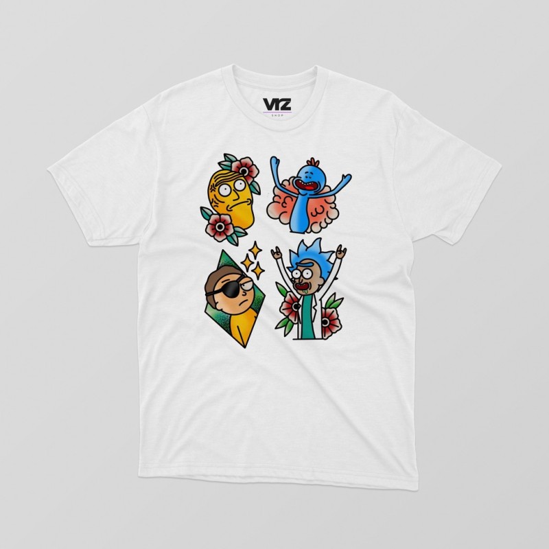 Rick & Morty - tattoo style Rick & Morty - tattoo style
