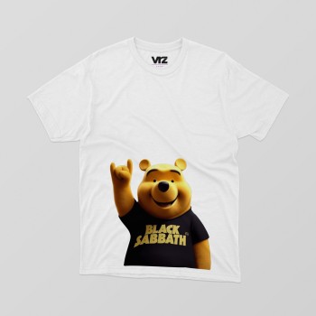 Winnie the Pooh con shirt black sabbath | vrzshop