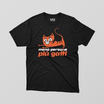 meno persone più gatti | vrzshop