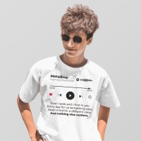 T-shirt Personalizzata con Stampa Spotify - Porta la Tua Musica Preferita Sempre con Te | vrzshop