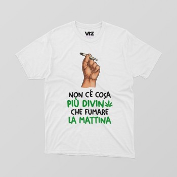 non c'è cosa più divina che fumare la mattina