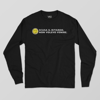 scusa il ritardo. non volevo venire | vrzshop