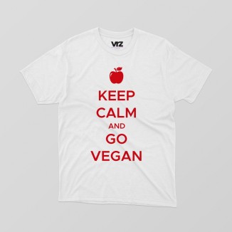 keep calm and go vegan | vrzshop