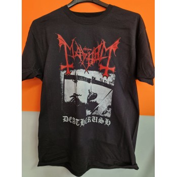 T-shirt Mayhem "Deathcrush" - Omaggio al Black Metal Estremo | vrzshop