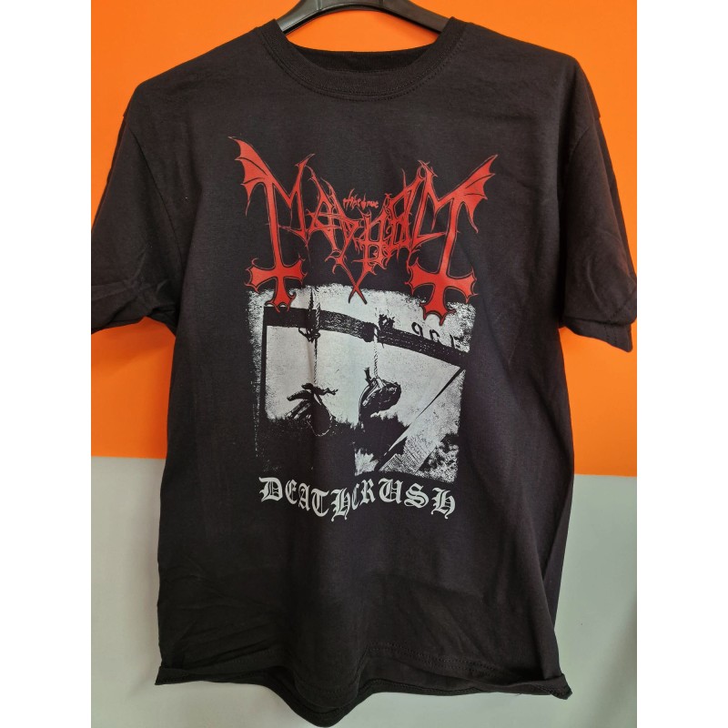 T-shirt nera mayhem deathcrush
