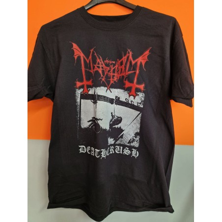 T-shirt Mayhem "Deathcrush" - Omaggio al Black Metal Estremo | vrzshop
