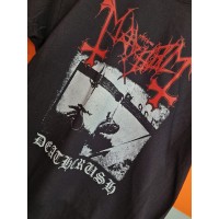 T-shirt Mayhem "Deathcrush" - Omaggio al Black Metal Estremo | vrzshop