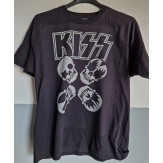T-shirt Nera Kiss - Icona del Rock 'n' Roll | vrzshop