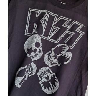 T-shirt nera band Kiss