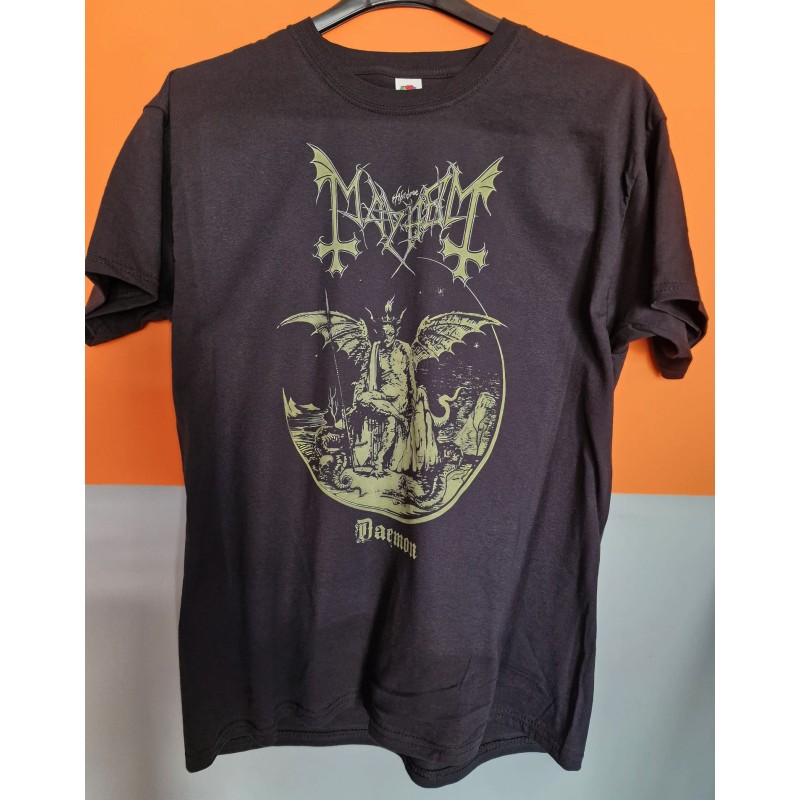 T-shirt nera Mayhem Daemon