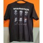 T-shirt Nera Rammstein Set in Sucht - six faces