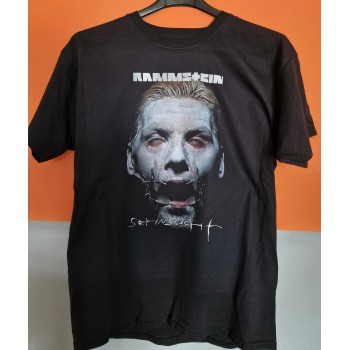 T-shirt Nera Rammstein "Set in Sucht" - Potenza e Mistero Industrial | vrzshop